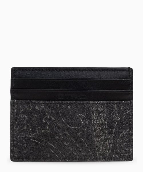 Paisley-patterned card holder