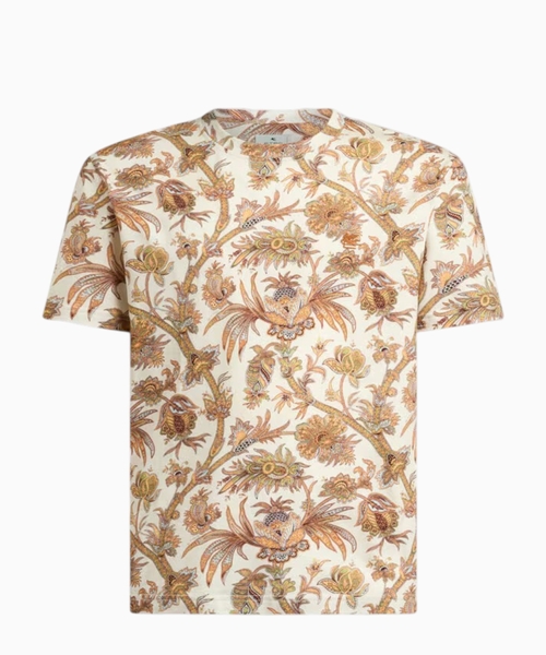 Printli pambıq cersidən T-shirt