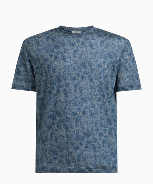 Gül printli T-shirt