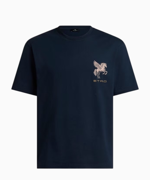Pegaso loqolu pambıq cersidən T-shirt