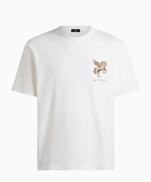 Pegaso loqolu pambıq cersidən T-shirt