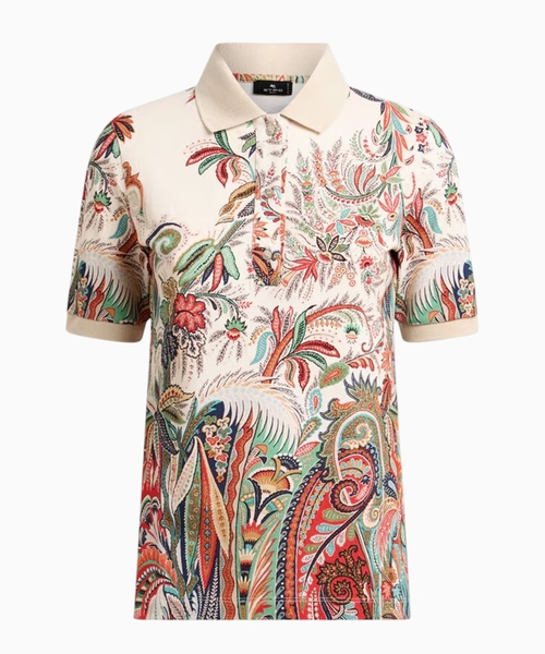 Cotton piqué polo shirt