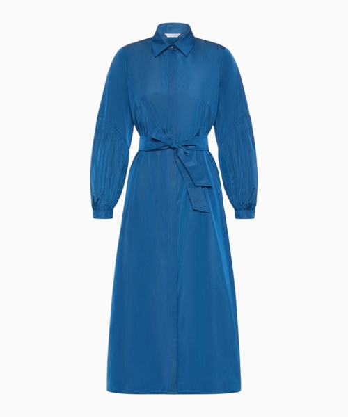 Taffeta shirt dress
