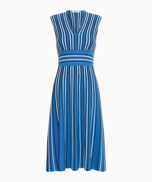 Sleeveless viscose dress