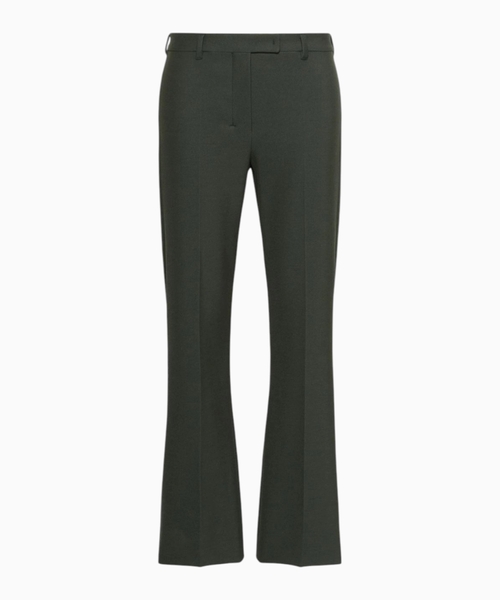 Stretch cotton-blend trousers