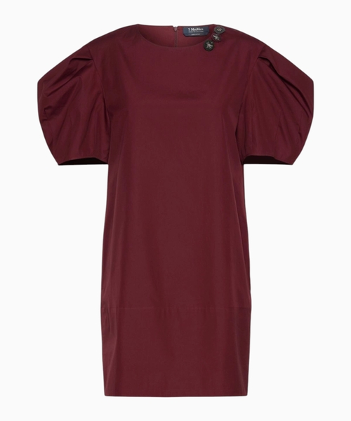 Cotton poplin short dress