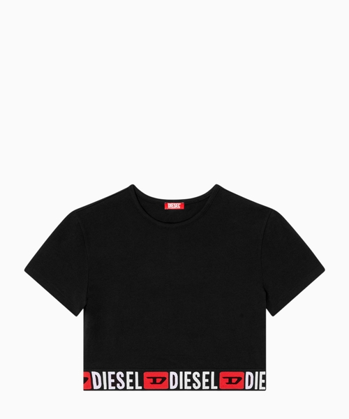Cropped top with logo
