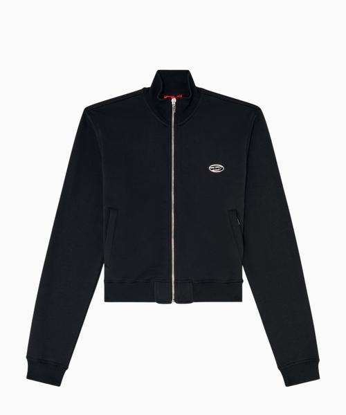 Zipped sweatshirt with Oval D