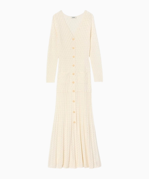 Fancy knit midi dress