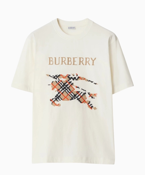 Cross Stitch Knight pambıq T-shirt