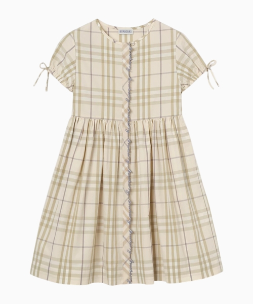 Check cotton dress