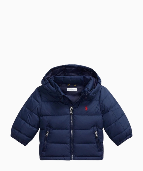 Polo Pony-embroidered quilted jacket