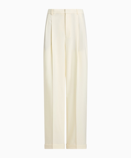 Bacall wool-blend trouser