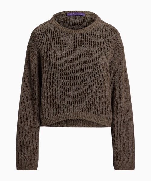 Bouclé cashmere-blend jumper