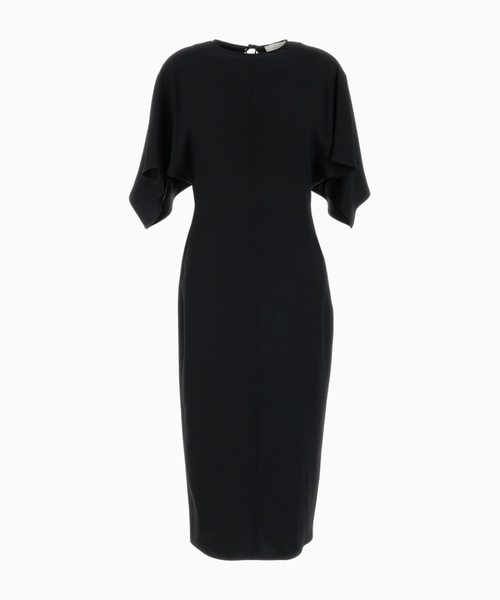 Crepe midi dress