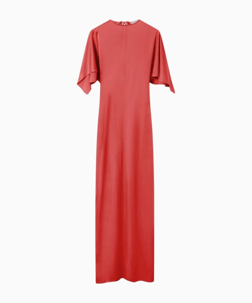 Satin finish dress
