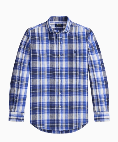 Classic fit linen shirt
