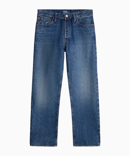 Straight-leg jeans