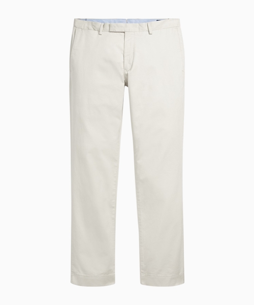 Stretch slim fit chino trousers