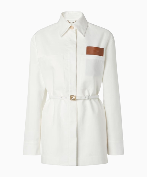 Linen and cotton jacket
