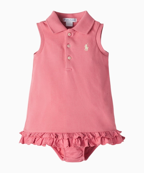 Cotton dress and bloomers set