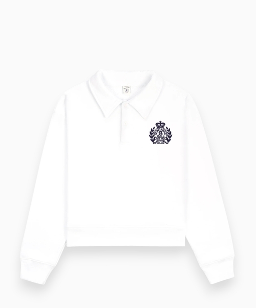 NY Crest naxışlı polo-svitşot
