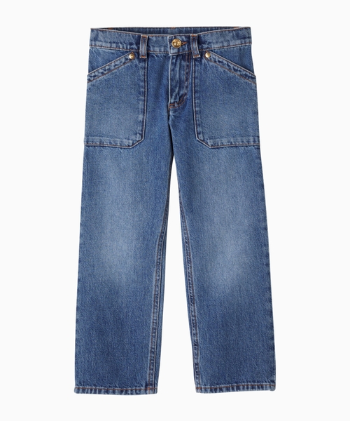 Straight-leg jeans