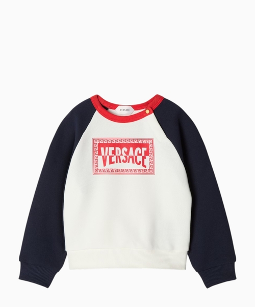 Printed cotton jersey sweatshirt