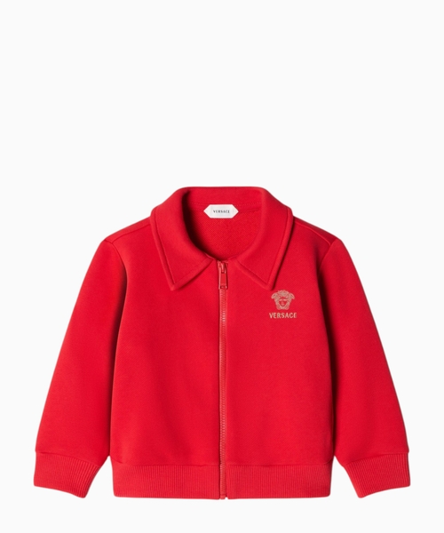 Embroidered cotton jersey sweatshirt