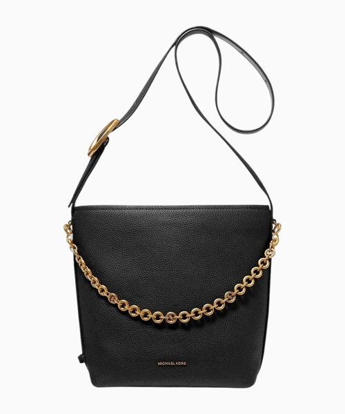 Nolita Small pebbled leather bucket tote bag