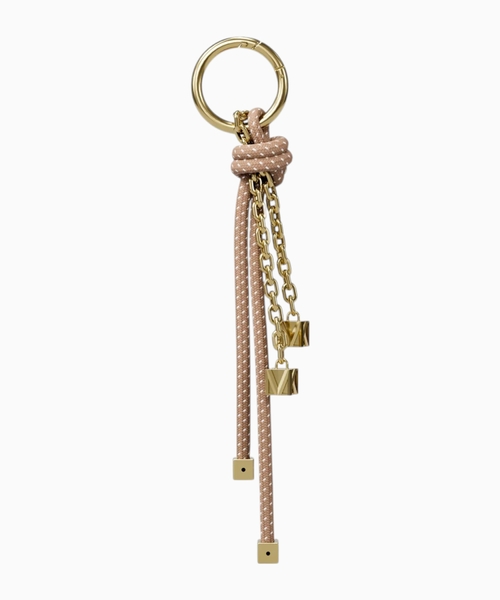 Braided cord bag charm