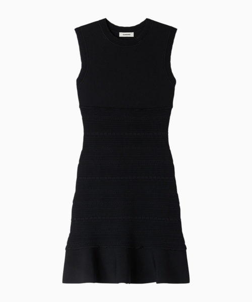 Fancy knit mini dress