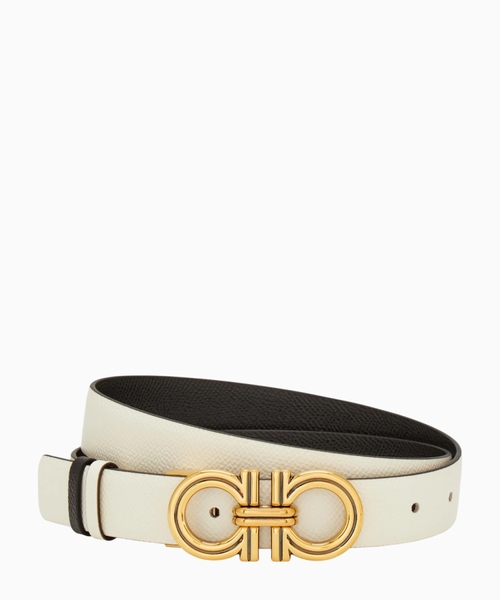 Reversible and adjustable Gancini belt