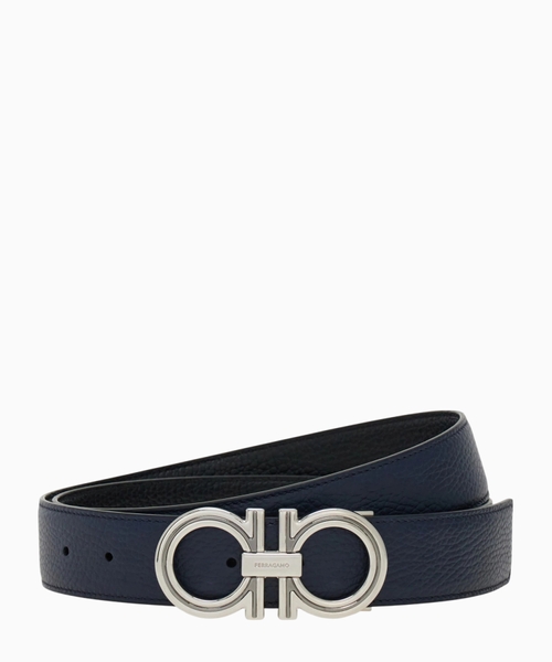 Reversible and adjustable Gancini belt
