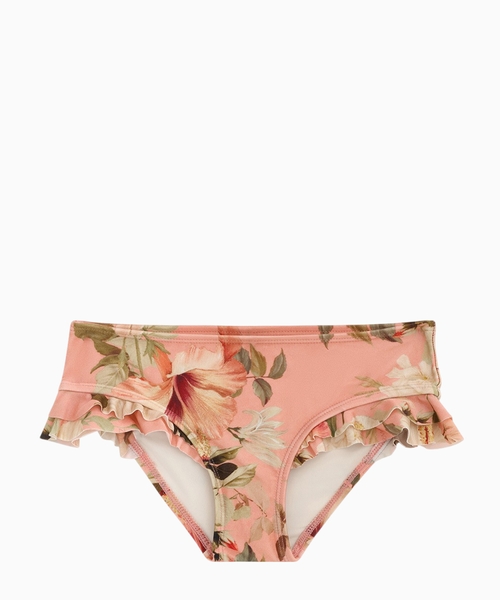 Floral print bikini briefs
