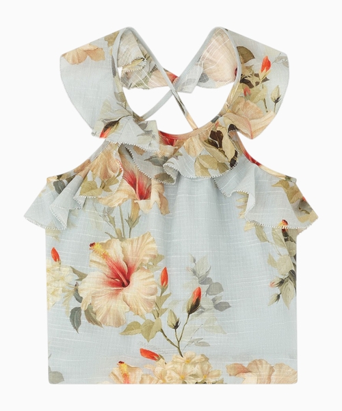 Floral print top