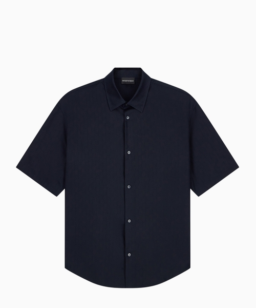 Shirt in lyocell jacquard