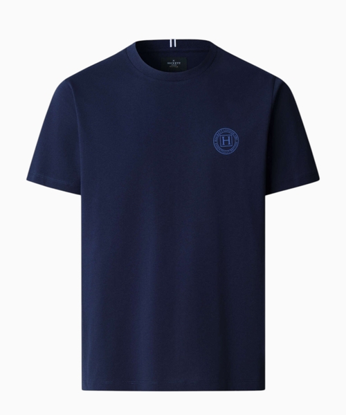 H loqolu klassik biçimli T-shirt