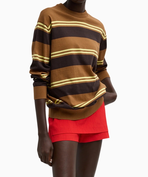 Super Fine Gauge striped jumper
