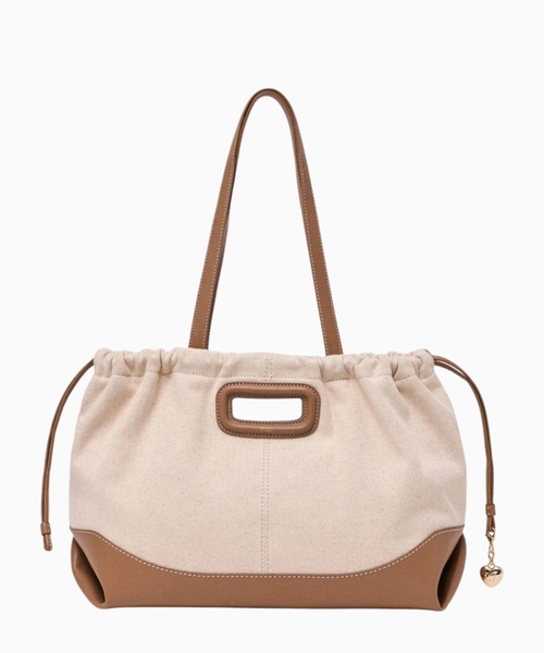 Milpli canvas and leather tote bag