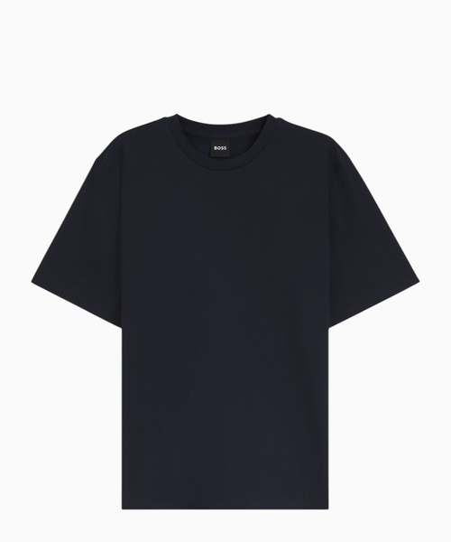 Relaxed-fit T-shirt in mercerised cotton