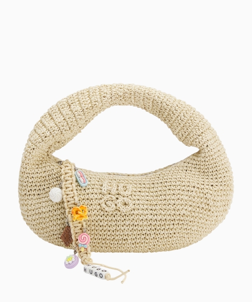 Woven hobo bag