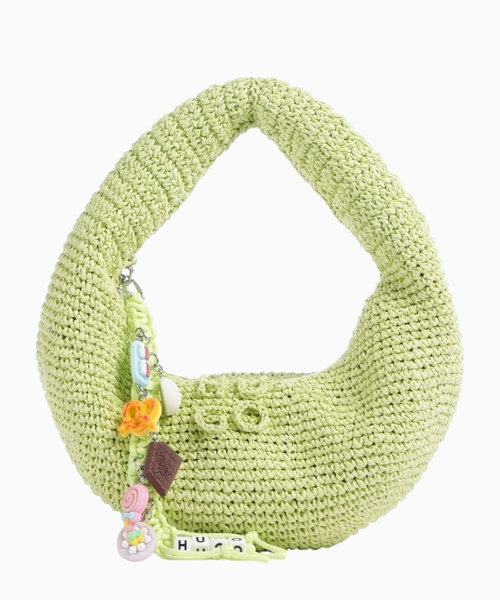 Woven hobo bag
