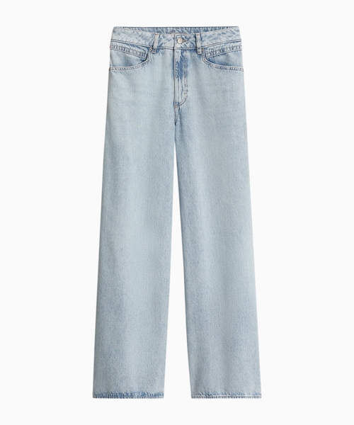 Bol biçimli denim şalvar