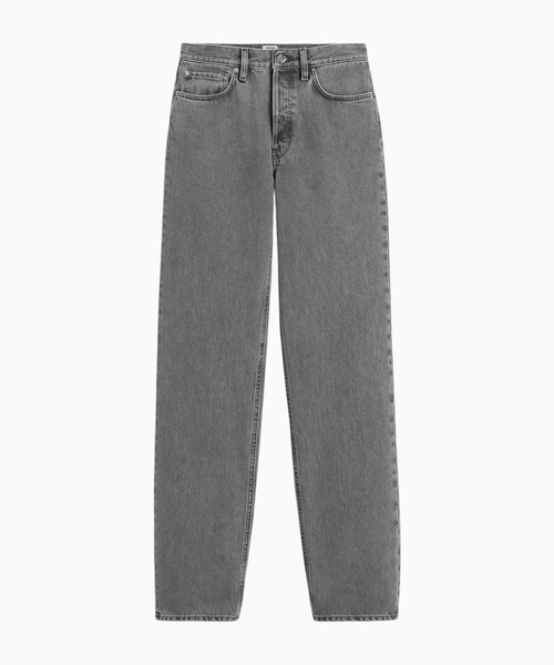 Klassik biçimli denim şalvar
