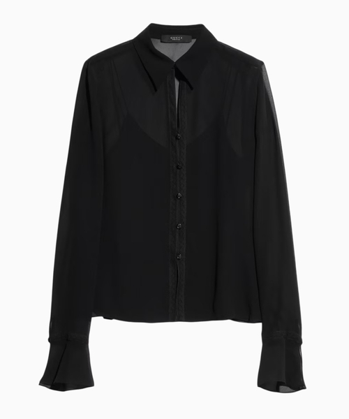 Light silk georgette shirt
