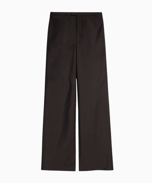Pinstripe wool mohair pants