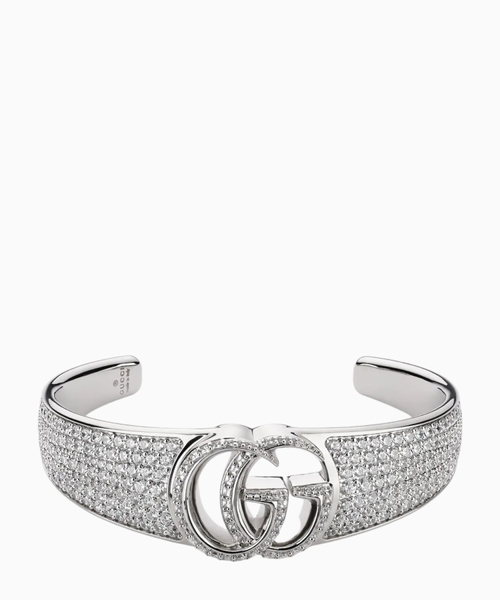 GG Marmont crystal cuff bracelet
