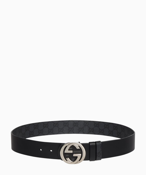 Reversible belt with Interlocking G buckle