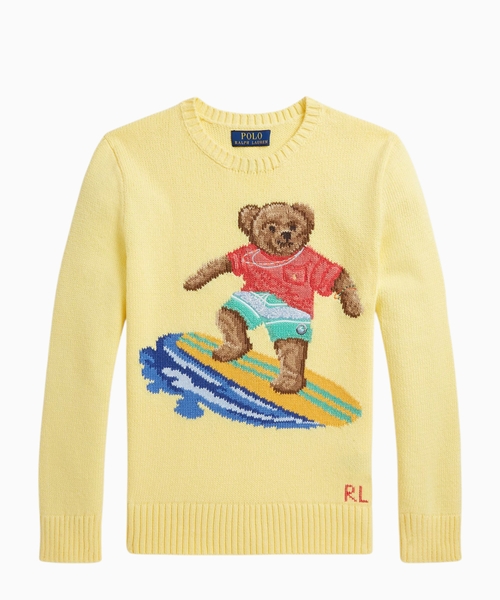 Polo Bear cotton jumper